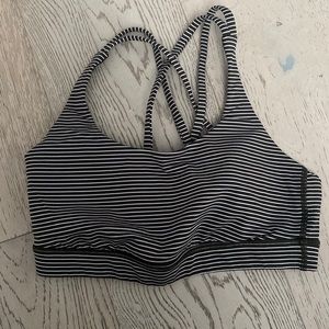 Lululemon sports bra stripes size 6